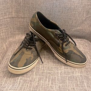 Camouflage Lace Up Vans